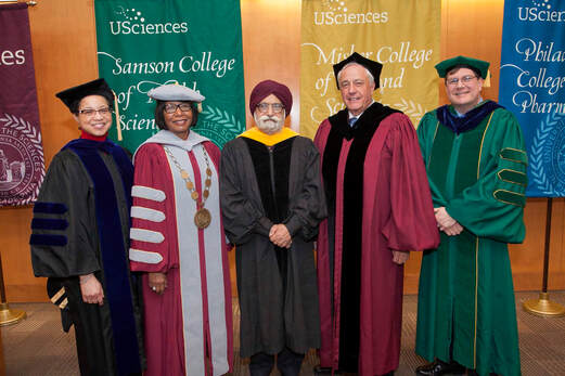 Dr Singh With Usciences Administration